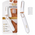 Green Cosmos Bikini Trimmer Electric Razor for Women Sensitive Areas with LED Light